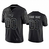Men's New England Patriots Active Player Custom Black Reflective Limited Stitched Football Jersey,baseball caps,new era cap wholesale,wholesale hats
